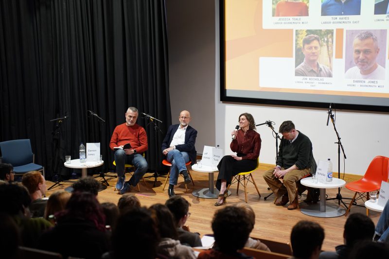 Political debate at Bournemouth University